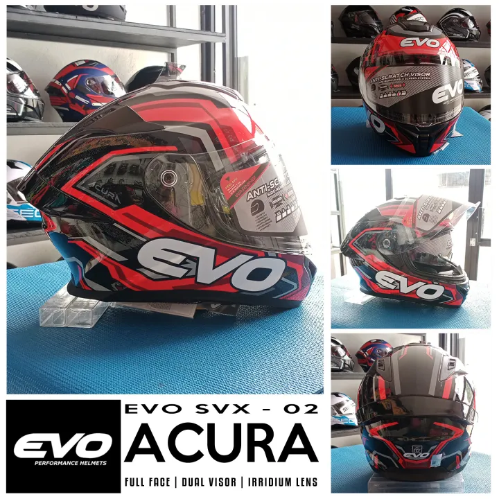 evo acura helmet