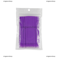 xingwendanp 50pcs disposable eyelash EXTENSION แต่ละขนตาลบแปรง applicator