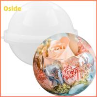 OSIDE สีขาวขาว แม่พิมพ์ซิลิโคนลูกบอล ซิลิโคนทำจากซิลิโคน 10ซม. ค่ะ แม่พิมพ์อีพ็อกซี่เรซินทรงกลมขนาดใหญ่ซิลิโคน แม่พิมพ์ซิลิโคนทรงกลม สบู่ทำเอง