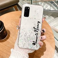 เคสกลิตเตอร์สำหรับ Samsung Galaxy A73,เคสกลิตเตอร์ A72 A71 A70 A53 A52 A50 A42 A33 A32 A23เคส DIY ตัวอักษรขนาด5G ออกแบบได้เอง