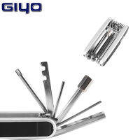 GIYO PT-01 Multi-Function พับเครื่องมือซ่อมเครื่องมือจักรยาน Professional ชุดเครื่องมือบำรุงรักษา13 In 1จักรยานพับ Tools