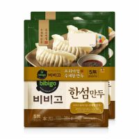 อาหารเกาหลี? 비비고한섬만두 เกี๊ยวนึ่งใส้ผักเพื่อสุขภาพ CJ Bibigo Premium Dumplings 384g?