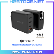 Củ sạc MAZER Infinite.Boost GAN120W - Hàng chính hãng