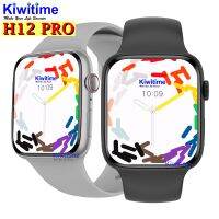 Kiwimime H12 PRO สมาร์ทวอท์ชใหม่2023ซีรี่ส์9 4GB รอม45มม. สมาร์ทวอทช์เครื่องวัดชีพจรโทรผ่านบลูทูธนาฬิกาข้อมือออกแบบเองหน้า