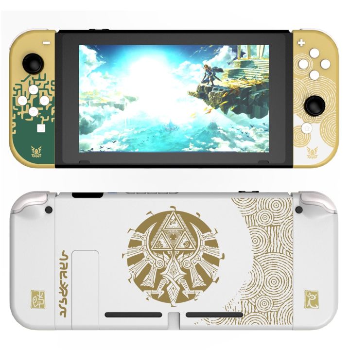 for-zelda-tears-of-the-kingdom-limited-edition-replacement-shell-for-nintendo-switch-housing-case-back-cover-diy-repair-parts