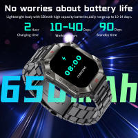 LIGE ใหม่ทหาร GPS กีฬากลางแจ้ง Track Smart Watch ผู้ชาย620MAh Ultra Long Standby เข็มทิศ Bluetooth Call กันน้ำ Smartwatch