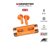 Monster XKT08 หูฟังบลูทูธไร้สาย BT5.3 Noise Cancelling IP54 กันน้ำ เอชดีโทร เวลาแฝงต่ำ โหมดเกม เอชดีโทร HIFI เวลาการใช้งานอยู่ได้นาน