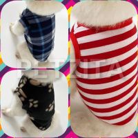 ??พร้อมส่ง?? ? SALE? ?? เสื้อแขนกุดลายสุดเท่ห์ for pet เสื้อสุนัข ชุดหมา ชุดแมว