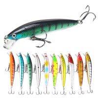 【lz】✐♦  Iscas Japonesas de Pesca Minnow Isca Dura Flutuante Wobbler Artificial Crankbait Carpa Perch Tackle 95mm 7g 1Pc