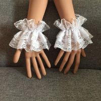 ✥ Wholesale Lace Gloves Bride Wedding Accessories White Woman Black Fashion