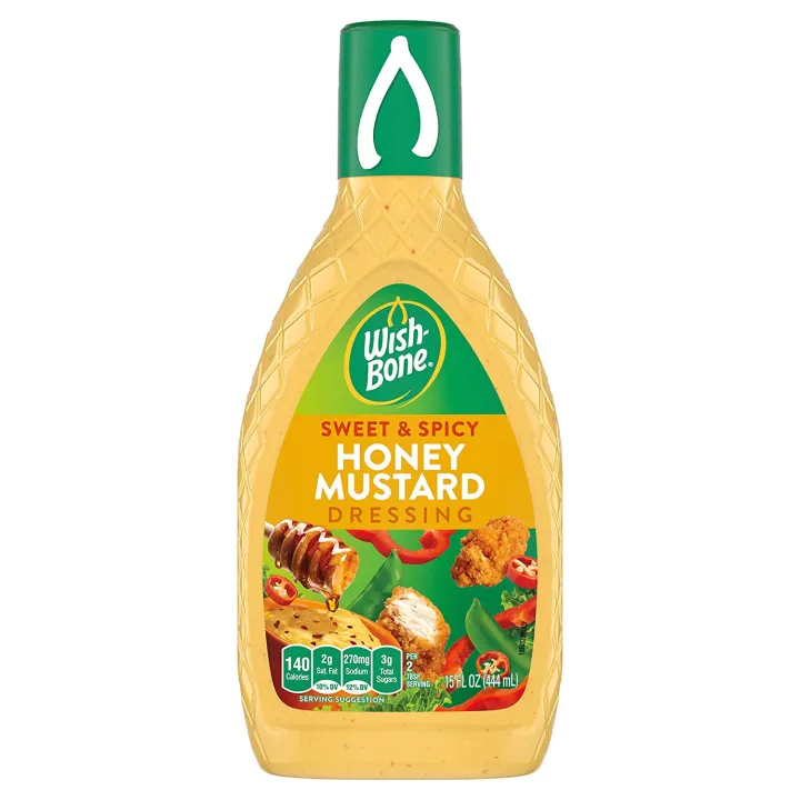 Wish Bone Salad Dressing, Sweet & Spicy Honey Mustard, 15 oz Lazada PH