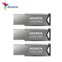 【CW】 100  Original ADATA USB Flash Drive UV250 64GB 32GB 16GB USB 2.0 Pendrive Disk Metal Portable Memory Stick U Disk For PC