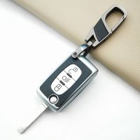 ۞ TPU Key Holder Case Cover For Citroen C2 C3 C4 Picasso Xsara Berlingo C5 C6 C8 For Peugeot 3 Buttons Remote Protect Shell