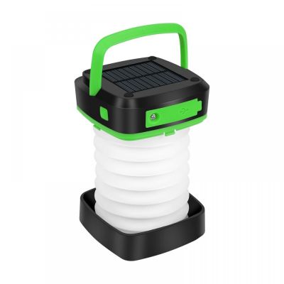 Camping Lantern Solar USB Rechargeable Lamp Outdoor Hiking LED Emergency Light Portable Foldable Lantern Flashlight Torch Power Points  Switches Saver