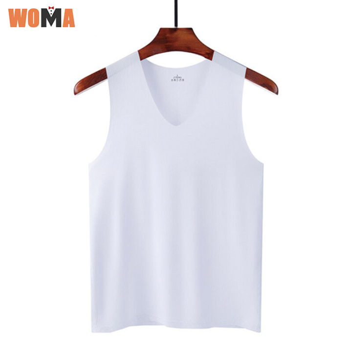 woma-เสื้อกล้ามผู้ชาย-เสื้อกล้ามใส่เล่นกีฬา-เนื้อผ้าบางเบาใส่สบายๆ-ยืคหยุ่นดี-เสื้อกล้ามออกกำลังกาย