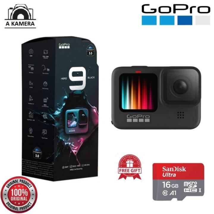 GOPRO HERO 9 / HERO 9 BLACK Action Camera (100 Original) Lazada
