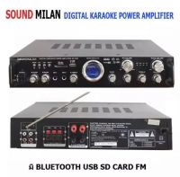 SOUNDMILAN เครื่องแอมป์ขยายเสียง เครื่องขยาย DIGITAL KARAOKE POWER AMPLIFIER มีบลูทูธ BLUETOOTH USB SD CARD FM AV-3325 KBT AUDIO