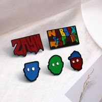 【CW】 Brooch - New Multicolor ZAYN Face Alloy Enamel Metal Badge Pin Fashion Accessories