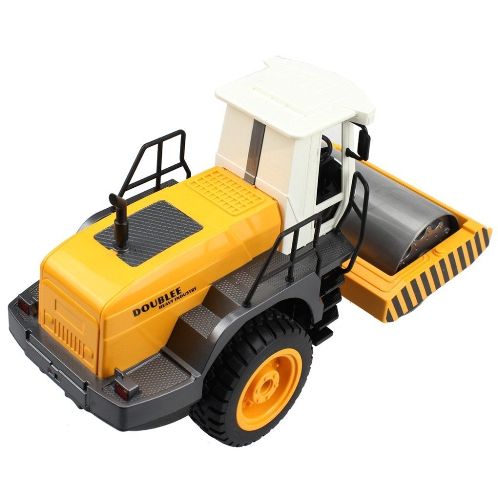 Road Roller 2.4G RC Remote Control Vibrate Engineer Truck Model Vehicle Car Kids 