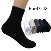 【jw】¤  10PCS 5 Pairs Mens Cotton Socks Large Big Size 44 45 46 47 48 Business Calcetines Classic Sox Meias