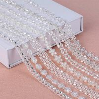 1Meter Multi-size ABS Imitation Pearl Beads Chain Trim for DIY Wedding Party Decoration Jewelry Findings Craft Accessories