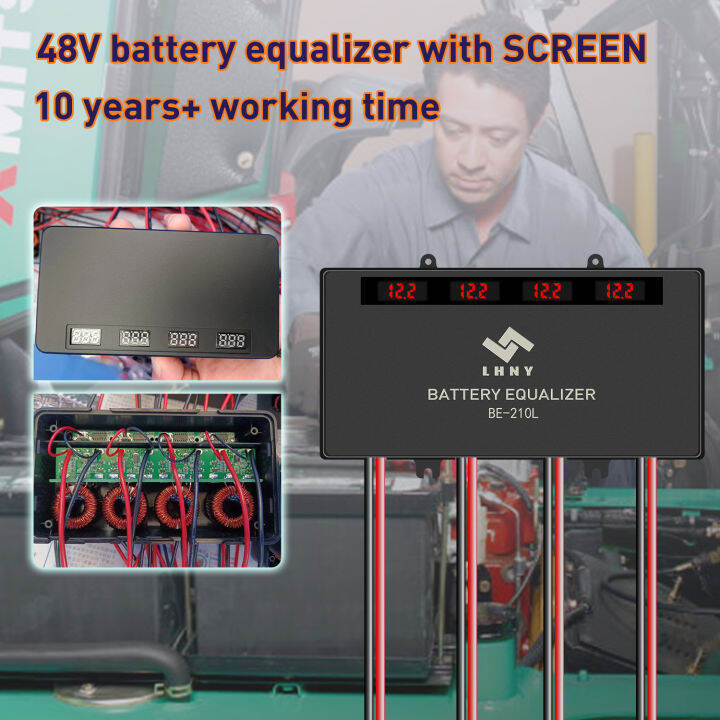 LHNY Battery Equalizer 48V with screen Lead Acid/Lithium Iron Phosphate