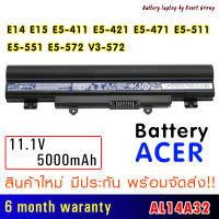 ฺฺBATTERY ACER AL14A32 แบตเตอรี่ เอเซอร์ Acer E14 E15 E5-411 E5-421 E5-471 E5-511 E5-551 E5-572 V3-572 AL14A32