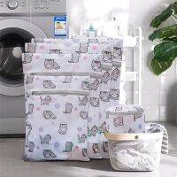 Cartoon cat laundry mesh bag For washing Dirty clothes Covers laundry appliances organization Folding Dirty clothes storage bag