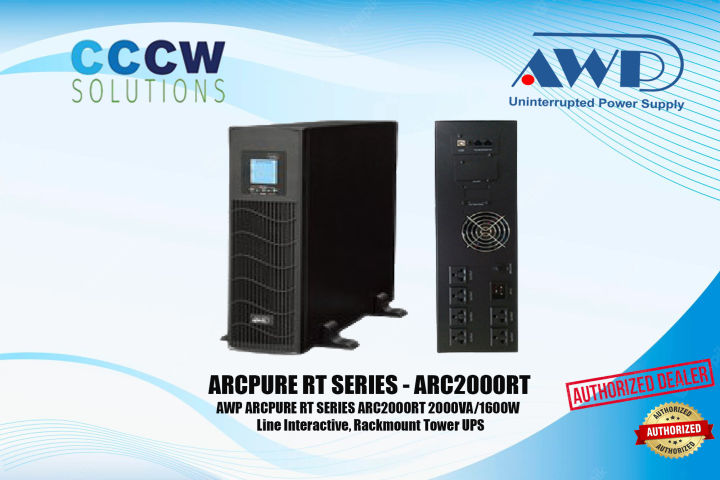 Awp Arcpure Rt Series Arc Rt Va W Line Interactive Rackmount Tower Ups Lazada Ph