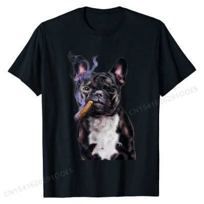 T-Shirt, Gangster French Bull Dog Smoking Cigar, Bad Dog cosie T Shirt Tops Tees for Boys Prevailing Cotton Leisure Tshirts