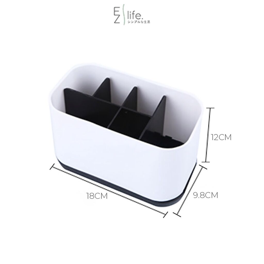 Japan Tootbrush Holder Multifunction Bathroom Tootbaste Holder Stand Removable Bathroom Storage Box Accessories