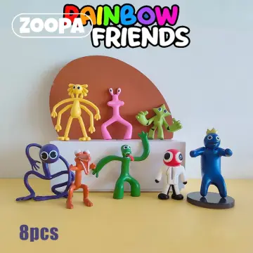 8pcs 2023 Roblox Rainbow Friends Doors Building Blocks Figures Assemble  Model Children Christmas Toy