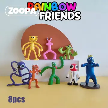 7 Pc. rainbow friends, Roblox, Blue, Green, Red, Yellow, Orange, Purple,  Pink