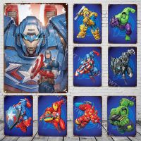 Vintage Hulk Comic Art Poster Metal Plate Tin Sign Personalized Birthday Gift Retro Gamer Childrens Room Wall Decoration Plaque Size: 20cm X 30cm（Contact the seller, free customization）