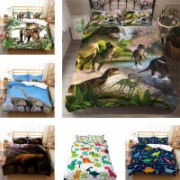 [COD] Cross-border three-piece digital printing dinosaur quilt manufacturers wholesale foreign trade ebay home textile