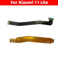 ต้นฉบับสําหรับ Xiaomi Mi 11 Lite 4G / 5G เมนบอร์ดเชื่อมต่อบอร์ดชาร์จ Flex Cable + LCD Display Flex Cable Mi11 Lite Parts