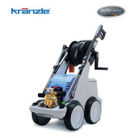 เครื่องฉีดน้ำแรงดันสูง รุ่นกลาง มีแทงค์เก็บน้ำในตัว มี 4 ล้อ ครันเซลล์ / Kranzle Quadro 899 TS T DK รับประกัน 6 เดือน