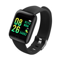 116Plus Smart Bracelet 1.44 Inch Step, Heart Rate, Blood Pressure Smart Reminder Color Screen Sports Bracelet 2023