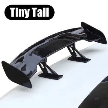 Universal Mini Spoiler Car Auto Tail Decoration Spoiler Wing Carbon Fiber 