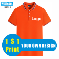 Polo Shirt Custom Summer Embroidery Printed Design Logo Photo Men And Women Breathable Tops WESTCOOL 2021 New