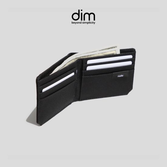 Ví vải nam nữ chống thấm nước dim basic wallet unisex - ảnh sản phẩm 2