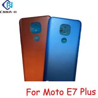 อะไหล่ซ่อมแผงด้านหลังกระจกฝาหลังปิดโทรศัพท์ไฟฟ้าสำหรับ Motorola Moto E7 Plus / E7 Power Moto E7i Power Back