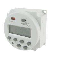 DC 12V Digital LCD Power ตัวจับเวลาแบบตั้งโปรแกรมได้นาฬิกาจับเวลา16A แอมป์