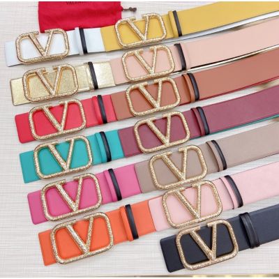 Top Grade Quality Fashion Waistband 70mm Womens Leather Belt Reversible belt With Original box