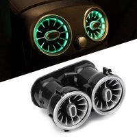 64 สีด้านหลัง LED Turbine Air Vent Ambient Light Kit สำหรับ Mercedes-Benz A/CLA/GLA-Class W177 C118 2019 +