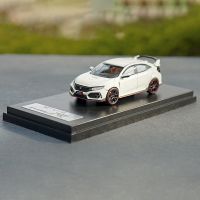 1:64 Scale LCD HONDA CIVIC Type R FK8 Sport Car Model Alloy Simulation Vehicle Diecast Metal Toy Gift Souvenir Collectible