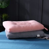 Cotton knitted shaped pillow ins wind gray pink feather velvet soft skin-friendly cotton pillow