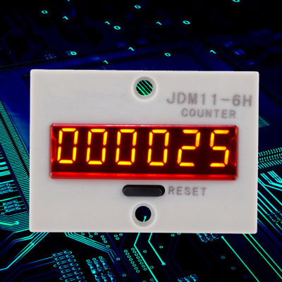การนับค่าอินพุตของสัญญาณแม่นยำ JDM11-6H ไม่มีการนับแรงดันไฟฟ้าไม่มีตัวนับเชื่อถือได้สำหรับสวิทช์ความใกล้ชิดช่วงการนับ0-999999
