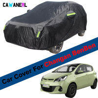 Windproof Car Cover For Changan BenBen Love Mini Auto Summer Anti-UV Sun Shade Winter Rain Snow Wind Protection Cover