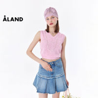 ALAND เสื้อกัํก CHUCK CHECKERBOARD SEE-THROUGH KNIT VEST